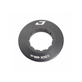 Jagwire Centerlock lockring for bike rotors, black, designed for 9mm-12mm axles, inner type, durable bike component