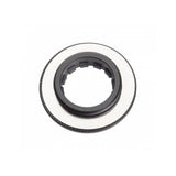 Jagwire Centerlock lockring for bike rotors, black, fits 9mm-12mm axles, used as inner lockring for disc brake rotors.