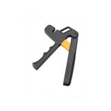 Jagwire Elite hydraulic hose cutter with black handle and replaceable blades, designed for workshop use.