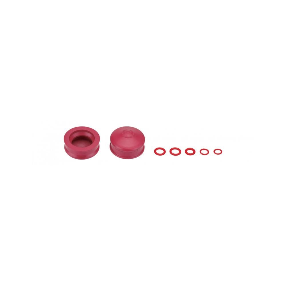 Jagwire Pro Bleed Kit O-Ring Mineral Red for brake bleeding, durable seal, workshop use, includes red seal components
