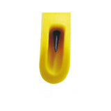 Jagwire Pro Housing Cutter in yellow with built-in crimper and awl, used for cutting and preparing bicycle shift and brake cables.