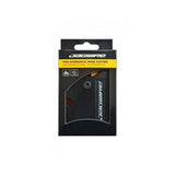 Jagwire Pro hydraulic hose cutter with black aluminum body and replaceable blades, designed for workshop use.