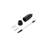 Jagwire Pro Internal Routing Tool with magnetic adapters for bike cable installation, designed for workshop use.