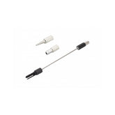 Jagwire black replacement fittings for Pro internal routing tool, including cable, hose, and Di2 adapters, for bike workshop use.