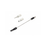 Jagwire black replacement fittings for Pro internal routing tool, including cable, hose, and Di2 adapters, for bike workshop use.