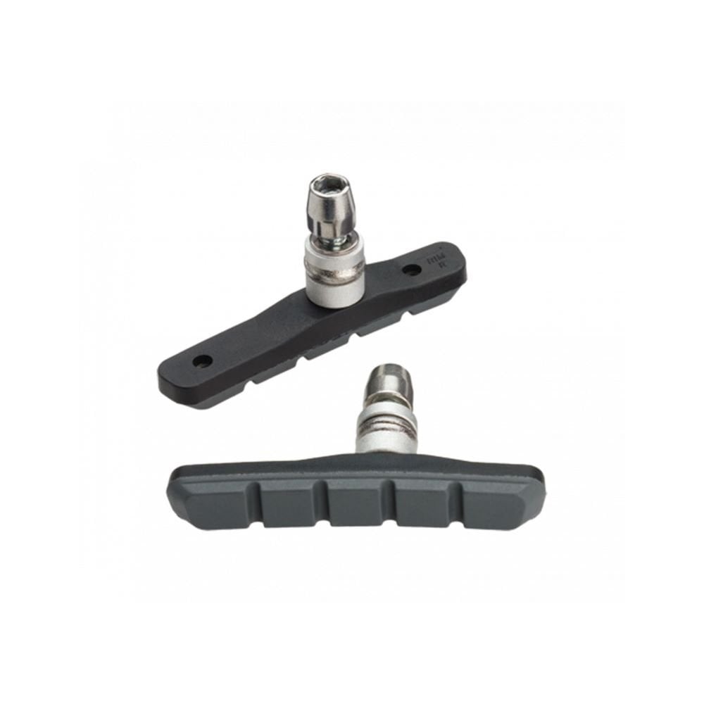 Jagwire Mountain Sport brake pads for SRAM and Shimano MTB bikes, designed for wet weather braking performance.