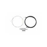 Jagwire Pro Shift Kit 1X cables for rear derailleurs and internal gears on road and MTB bikes, showing cable ends and packaging.