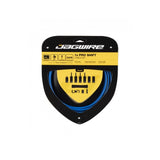 Jagwire Pro Shift Kit 1X cables for rear derailleurs and internal gears on road and MTB bikes, showing cables and housing.