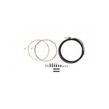 Jagwire Road Pro Brake Kit with Kevlar housing and cables for mechanical bicycle brakes, component upgrade for smooth stopping.