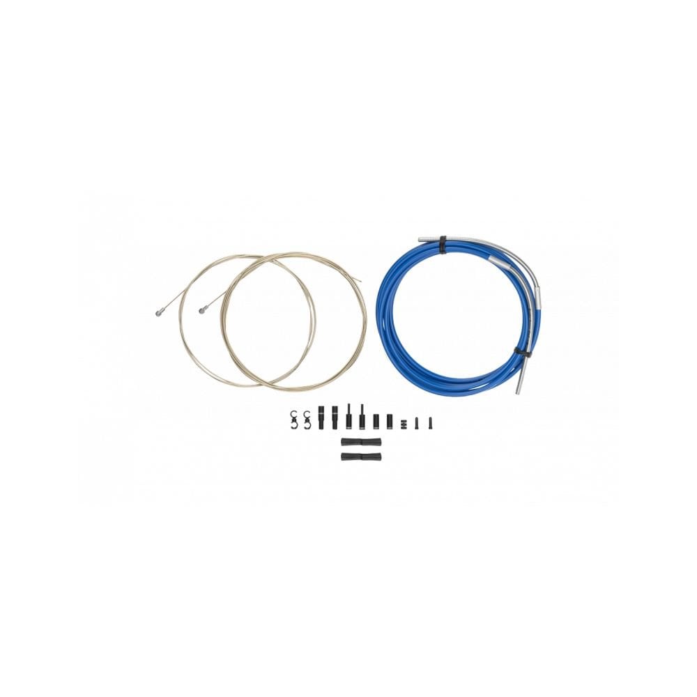 Jagwire Road Pro brake kit with Kevlar housing and cables for mechanical bike brakes, designed for high-performance cycling.