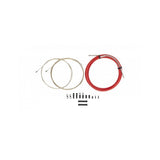 Jagwire Road Pro brake kit with Kevlar housing and cables for mechanical bicycle brakes, shown in the image.