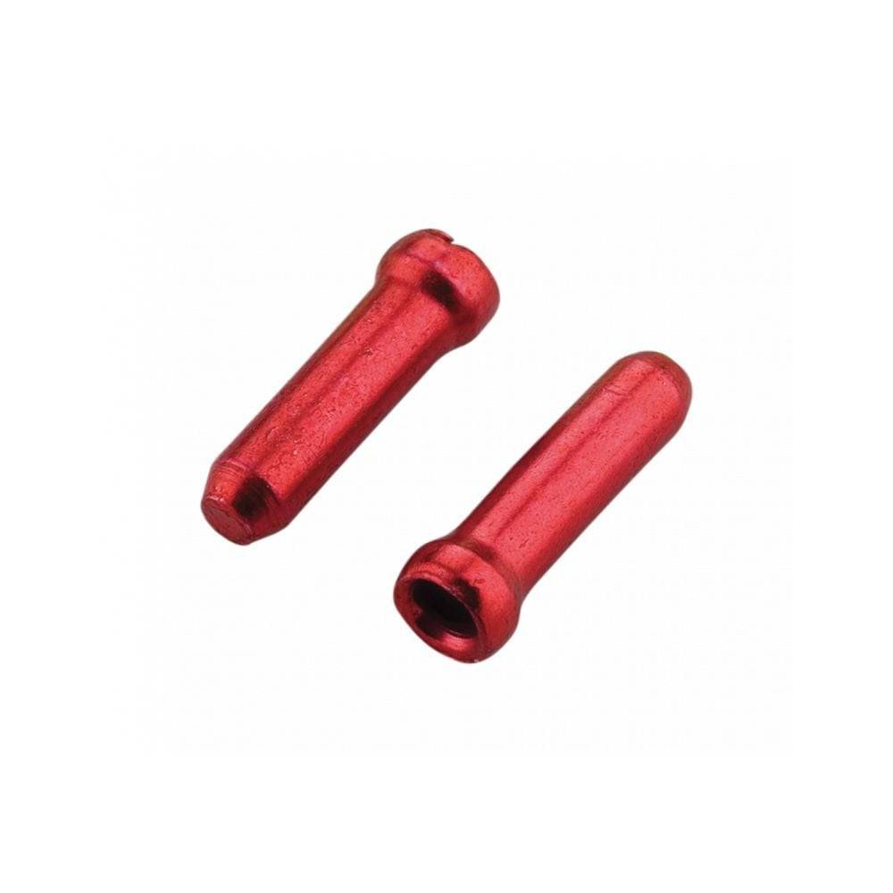 Jagwire Bike Brake and Shift Cable Tips, spare components and accessories for bike frames, shown in close-up.