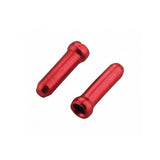 Jagwire Bike Brake and Shift Cable Tips, spare components and accessories for bike frames, shown in close-up.