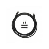 Jagwire Pro hydraulic hose kit for disc brake systems with quick-fit adapters, showing hoses, adapters, and components.