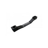 Jagwire post mount disc brake caliper adapter with hardware for rotor installation, bicycle components for reliable braking performance.