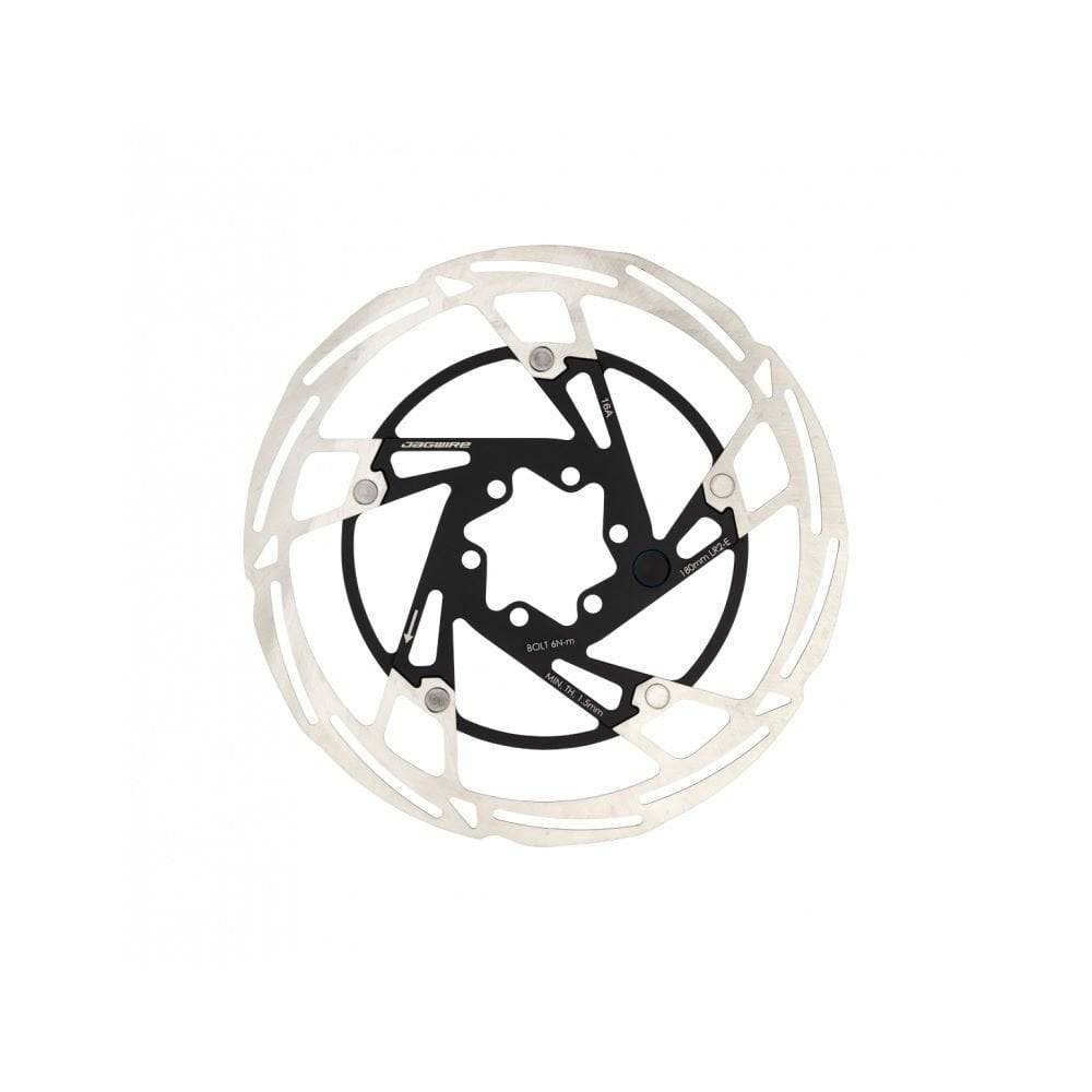 Jagwire Pro LR2-E 6-bolt disc brake rotor with e-bike speed sensor magnet, bike component for enhanced braking performance.