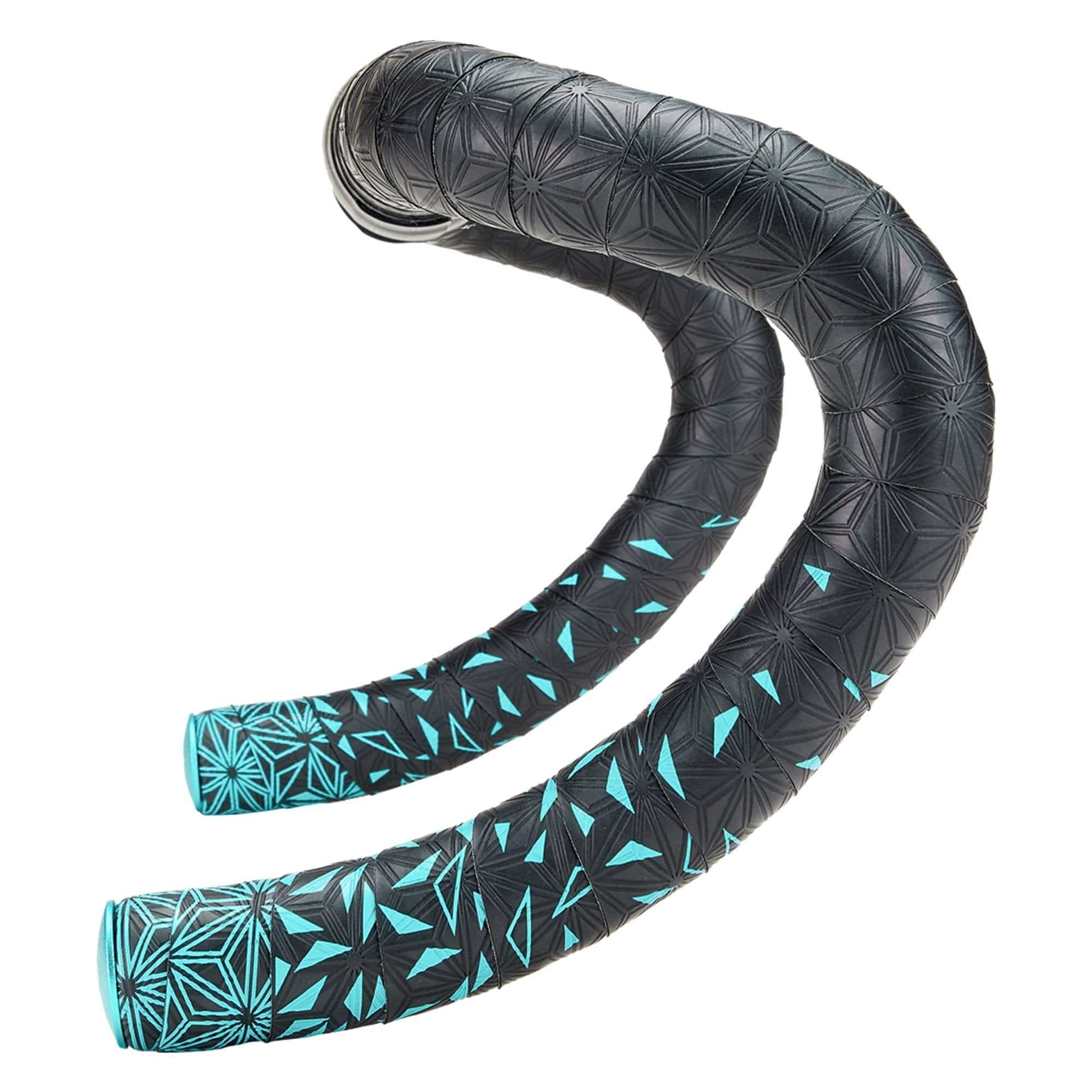 Supacaz Sticky Kush Star Fade bike handlebar tape with high grip, shock absorbing design for comfortable cycling.