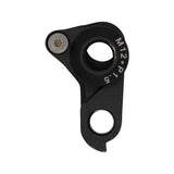 Basso derailleur hanger for bike frames, replacement gear shift component, metal part with mounting holes for bicycle gear system.