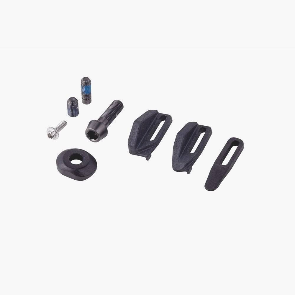 SRAM Red eTap front derailleur spare parts kit with replacement components for bicycle shifting system.