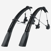 SKS Raceblade Pro black mudguard set for road bikes with disc brakes and aero forks, lightweight bike accessories