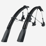 SKS Raceblade Pro black mudguard set for road bikes with disc brakes and aero forks, lightweight bike accessories