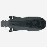 SKS S-Guard rear mudguard in black attached to a road bike, lightweight fender designed for hybrid and road bikes.