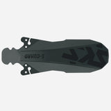 SKS S-Guard rear mudguard in black attached to a road bike, lightweight fender designed for hybrid and road bikes.