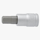 UNIOR 1/4 inch drive hexagonal screwdriver socket set with 3-6mm hex bits, suitable for workshop and repair tasks.