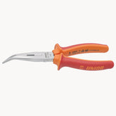 UNIOR Tool - Long Nose Pliers With Side Cutter And Pipe Grip, Bent