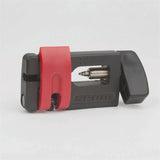 Sram hydraulic hose barb driver tool for threaded and barbed hoses, handheld workshop tool for bike maintenance and repairs.