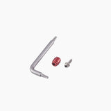 Sram hydraulic disc brake hose fitting kit with 50 threaded barbs and T8 Torx tool for bicycle brake maintenance.