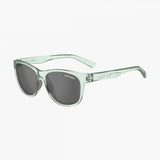 Tifosi Swank single lens sunglasses with UV protection, sporty eyewear for active wear, featuring sleek black frame and tinted lens.