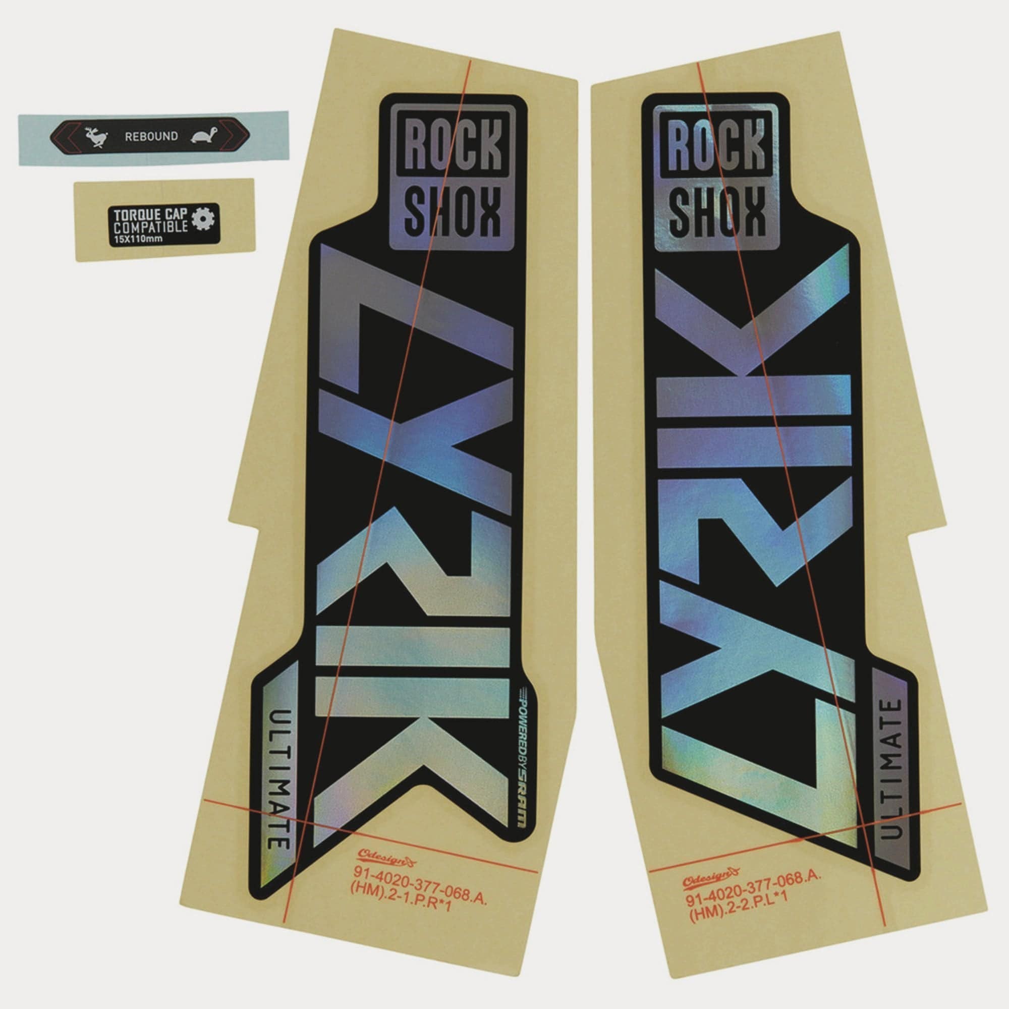 Sram Fork Decal Kit Lyrik Ultimate 27/29 (2021) Spares & Accesories