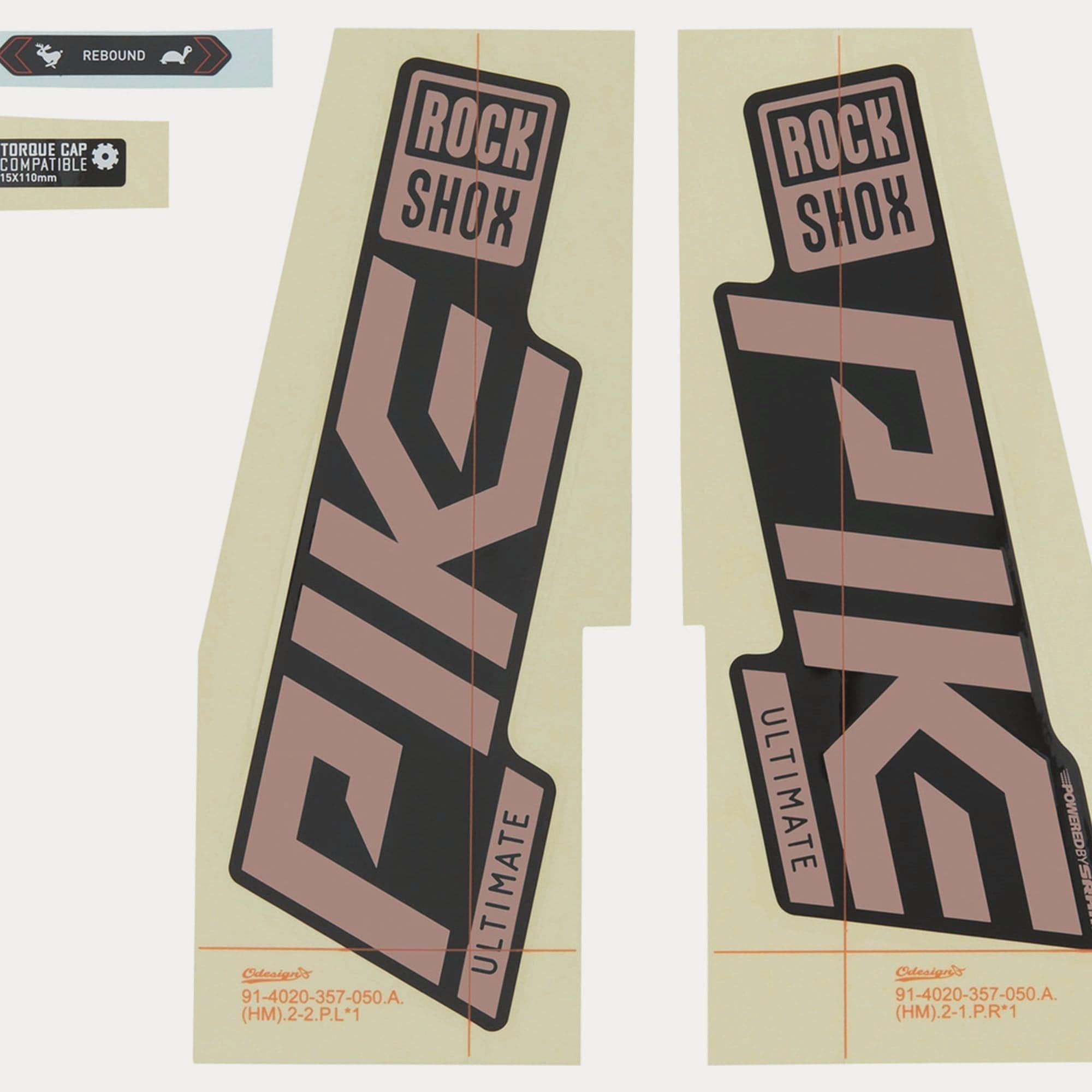 Sram Fork Decal Kit Pike Ultimate 27/29 (2021) Spares & Accesories