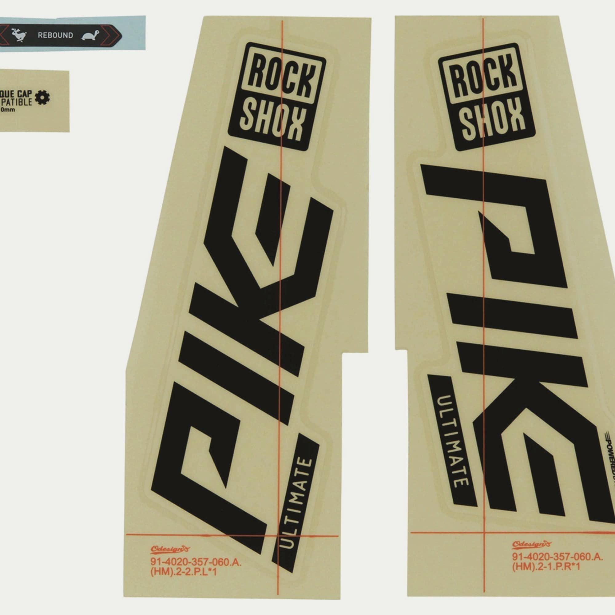 Sram Fork Decal Kit Pike Ultimate 27/29 (2021) Spares & Accesories