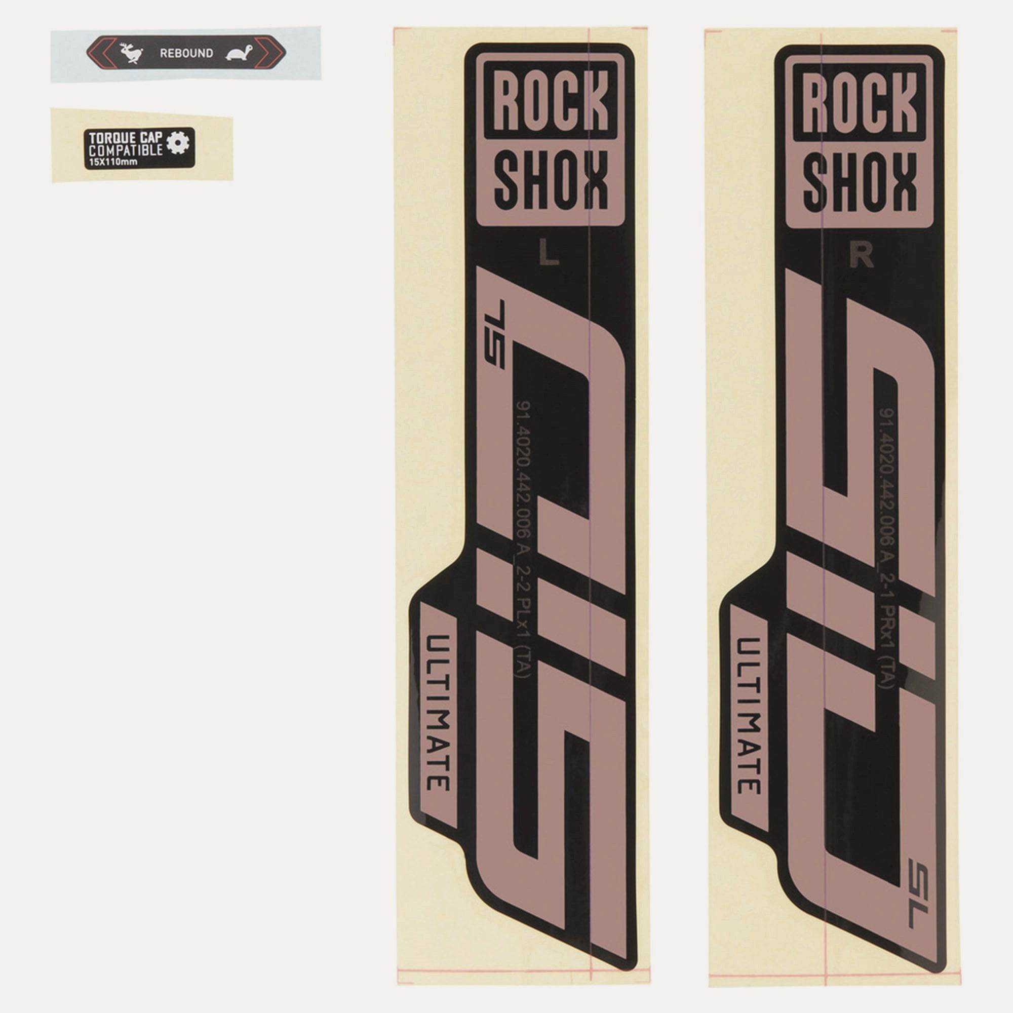 Sram Fork Decal Kit Sid Sl Ultimate 27/29 (2021) Spares & Accesories