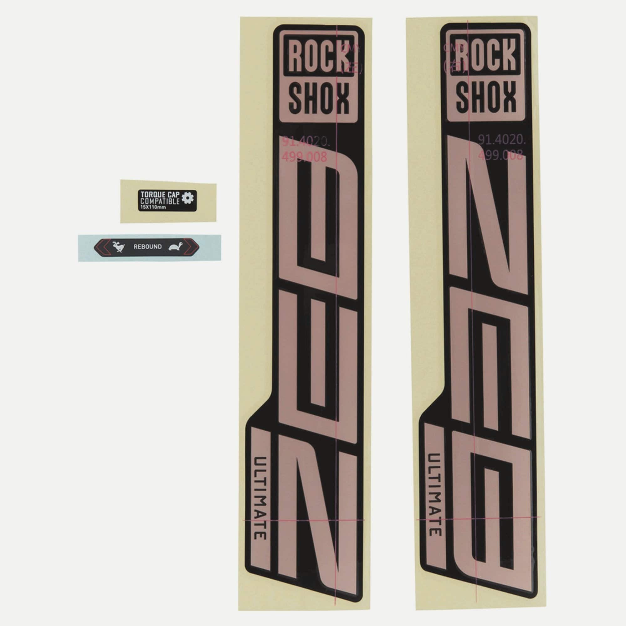 Sram Fork Decal Kit Zeb Ultimate 27/29 (2021) Spares & Accesories