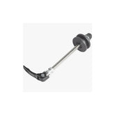PRO Chain Retention Device with quick-release for secure bike frame transport, shown mounted on a workshop bike frame.