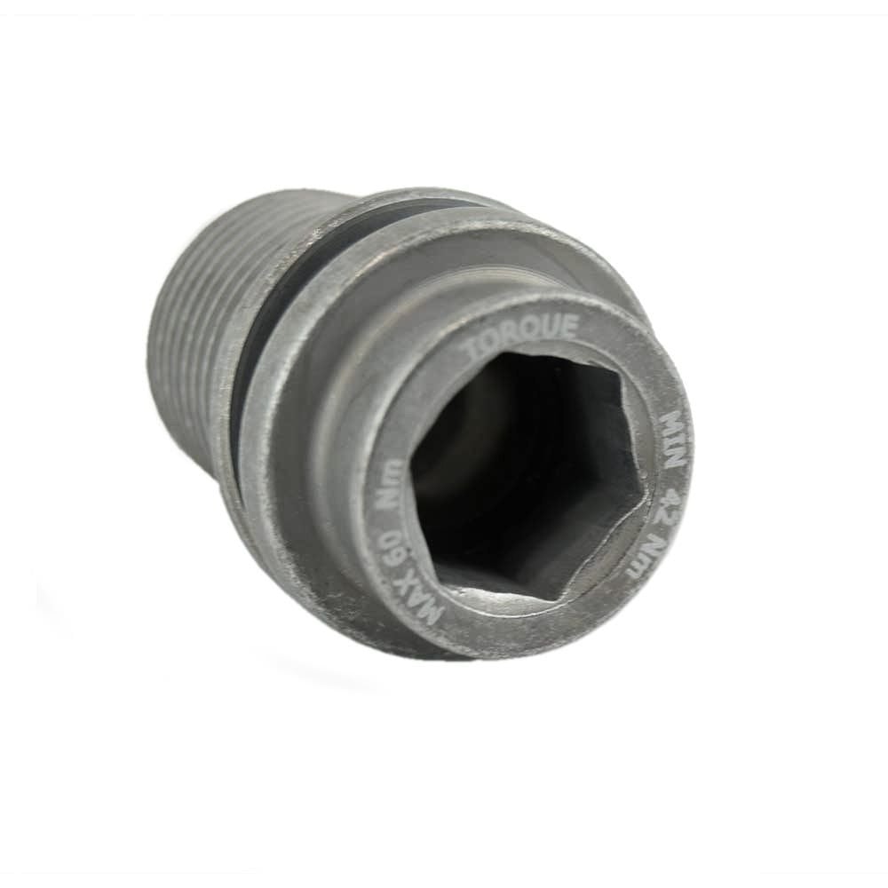 Campagnolo Potenza 11 chainset fixing bolt for crankset maintenance, close-up of spare component part.