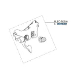 Campagnolo left hand shifter spare with lever, compatible with Rec/Cho EP components, bicycle gear shifting part.