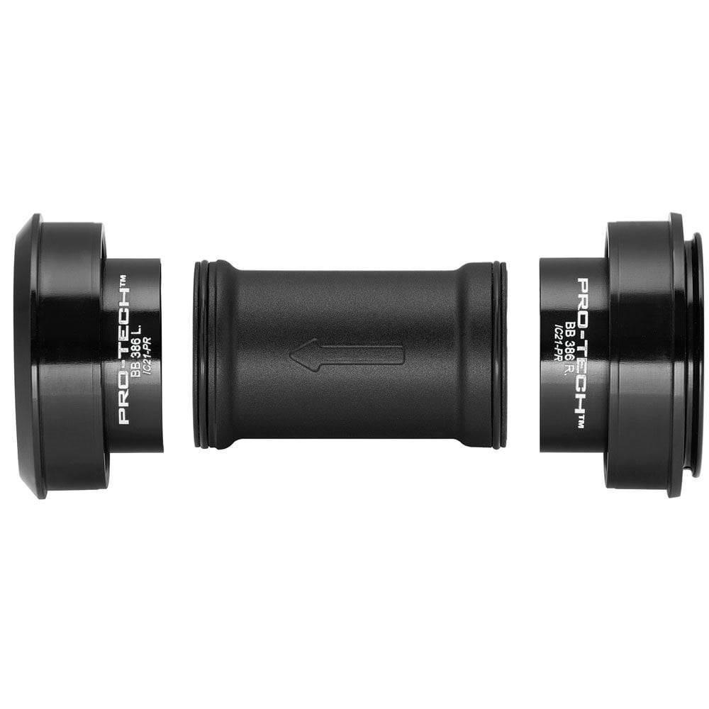 Campagnolo BB386 Press-Fit Pro-Tech bottom bracket cups for gravel and all-road bikes, featuring durable components and precise fit.