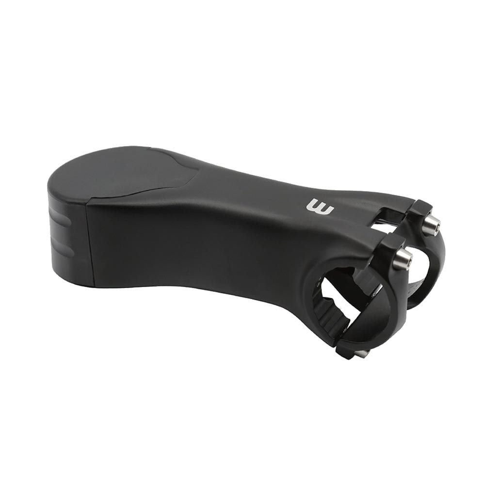 Basso Paradigma -8 Degree stem with double cap design for aerodynamic road bike handling and performance.