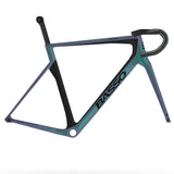 Basso Diamante SV Disc Road Frameset Aurora, aerodynamic carbon bike frame with sleek design and disc brake compatibility.