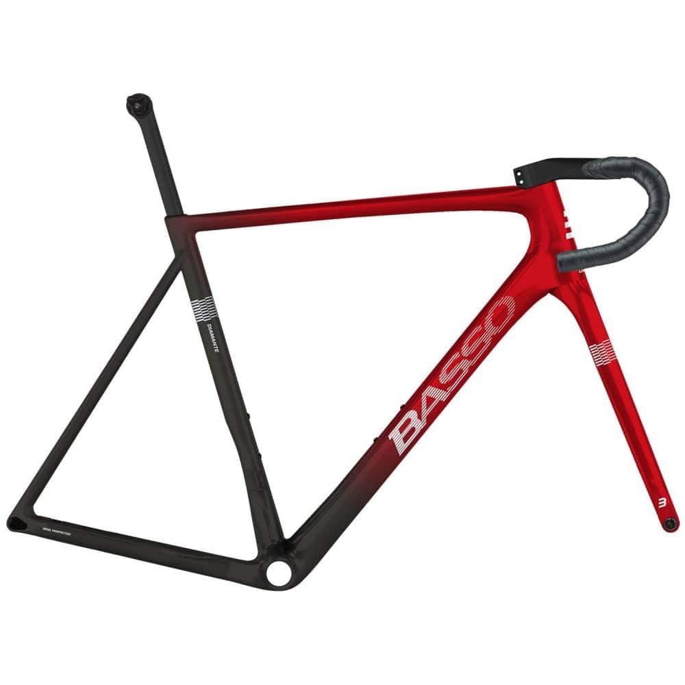Basso Diamante Disc Frameset Red Fade Road Frameset