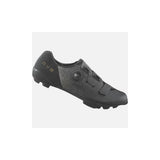Shimano RX8 gravel shoes with BOA Li2 dial and carbon sole, featuring durable synthetic upper and cleat compatibility.