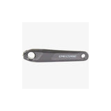 Shimano Deore FC-M6100 left hand mountain bike crank arm, 165mm replacement component, showing the black crank arm with Shimano branding.