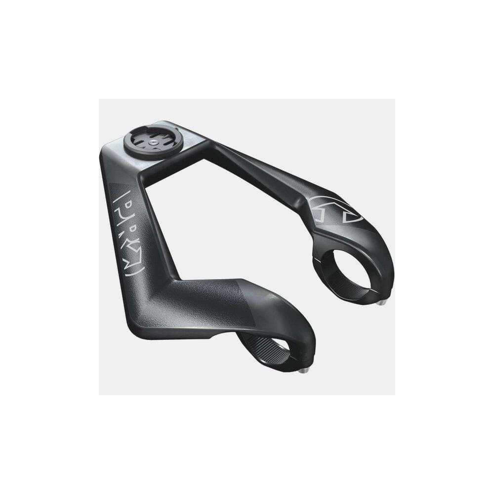 PRO Compact Carbon Clip-On Handlebar Extension with bike computer mounts on 31.8mm bars for road bike components.