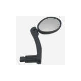 M Part flat bar mirror with internal bar end fitting for bike handlebars, designed as a cycling accessory for enhanced rear visibility.