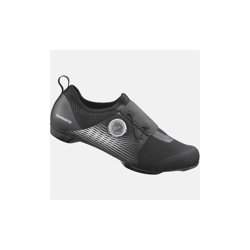 Shimano IC5 MTB shoes with BOA L6 dial closure, antibacterial treatment, designed for mountain biking and cycling footwear.
