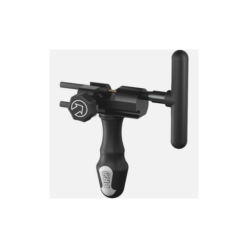 PRO hydraulic brake hose installation tool for disc brake systems, workshop-grade, with hydraulic fittings and ergonomic design.